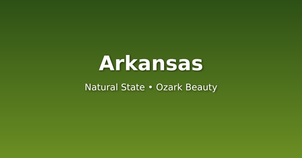 Arkansas scenic mountain highway with car driving through Ozarks