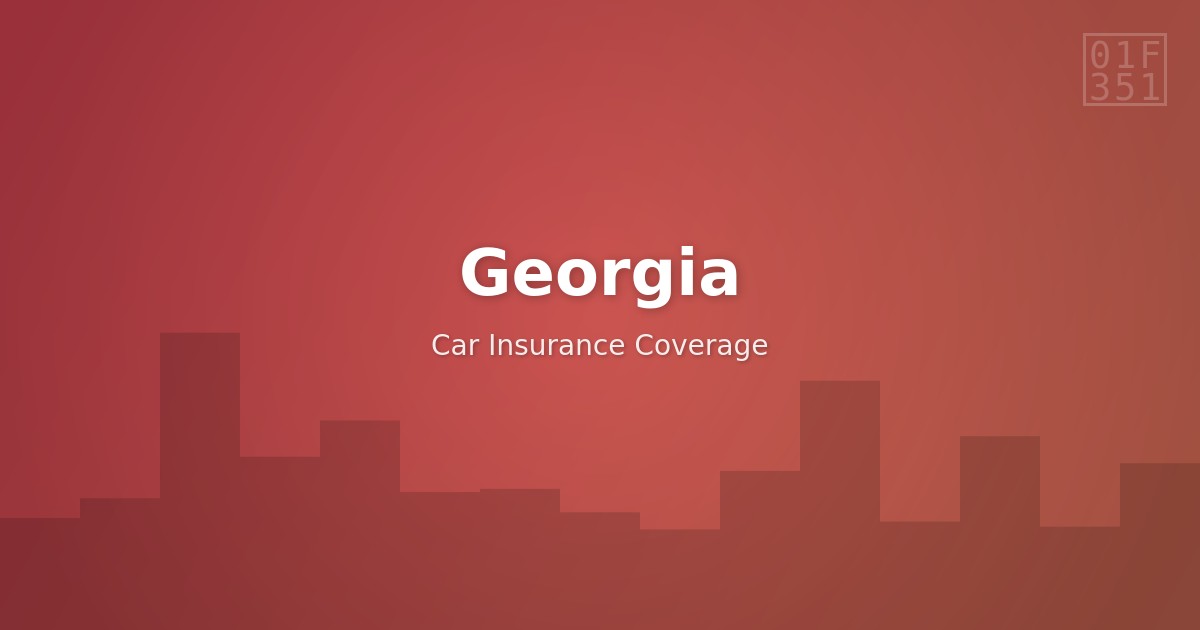 Atlanta skyline with peach state highway and car driving through Georgia landscape