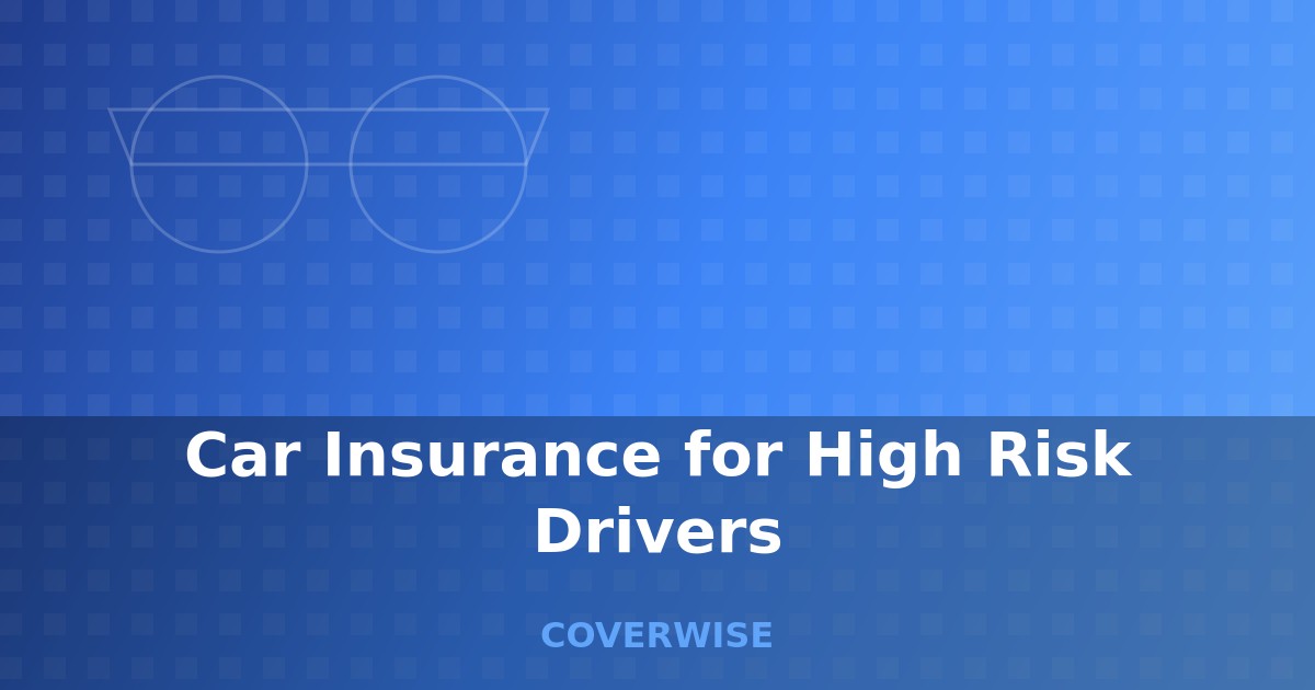 Car Insurance for High Risk Drivers - comprehensive guide for car insurance