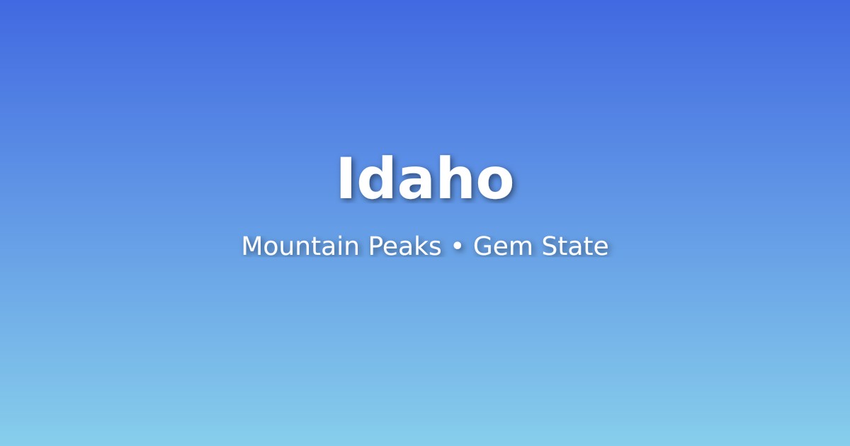 Idaho mountain highway with scenic landscape