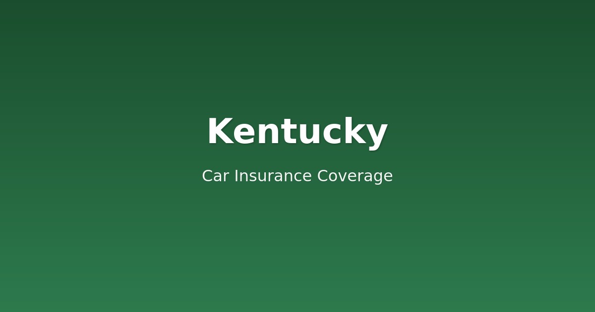 Kentucky bluegrass country with car driving on scenic road