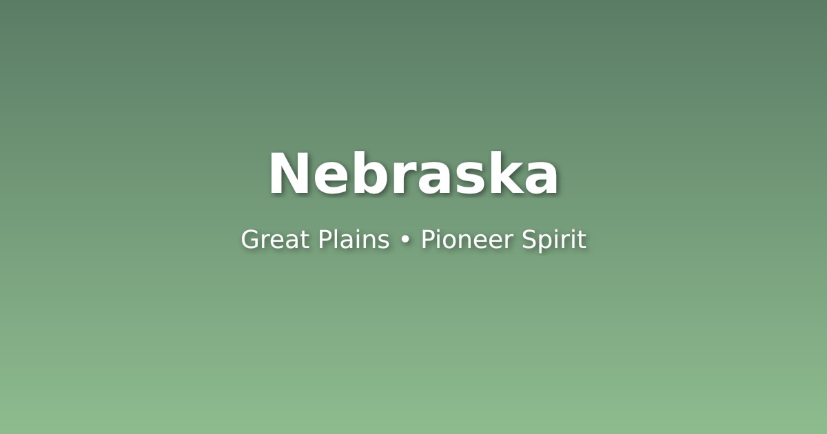 Nebraska cornfields and highway under big sky