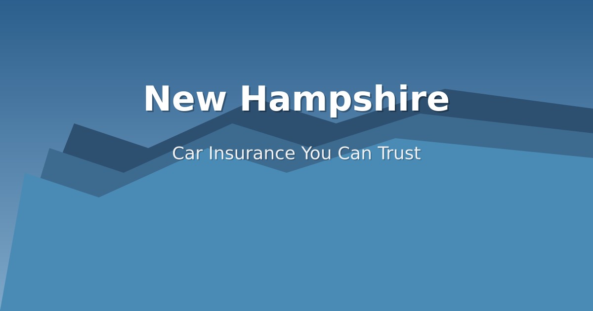 New Hampshire mountain highway with fall foliage