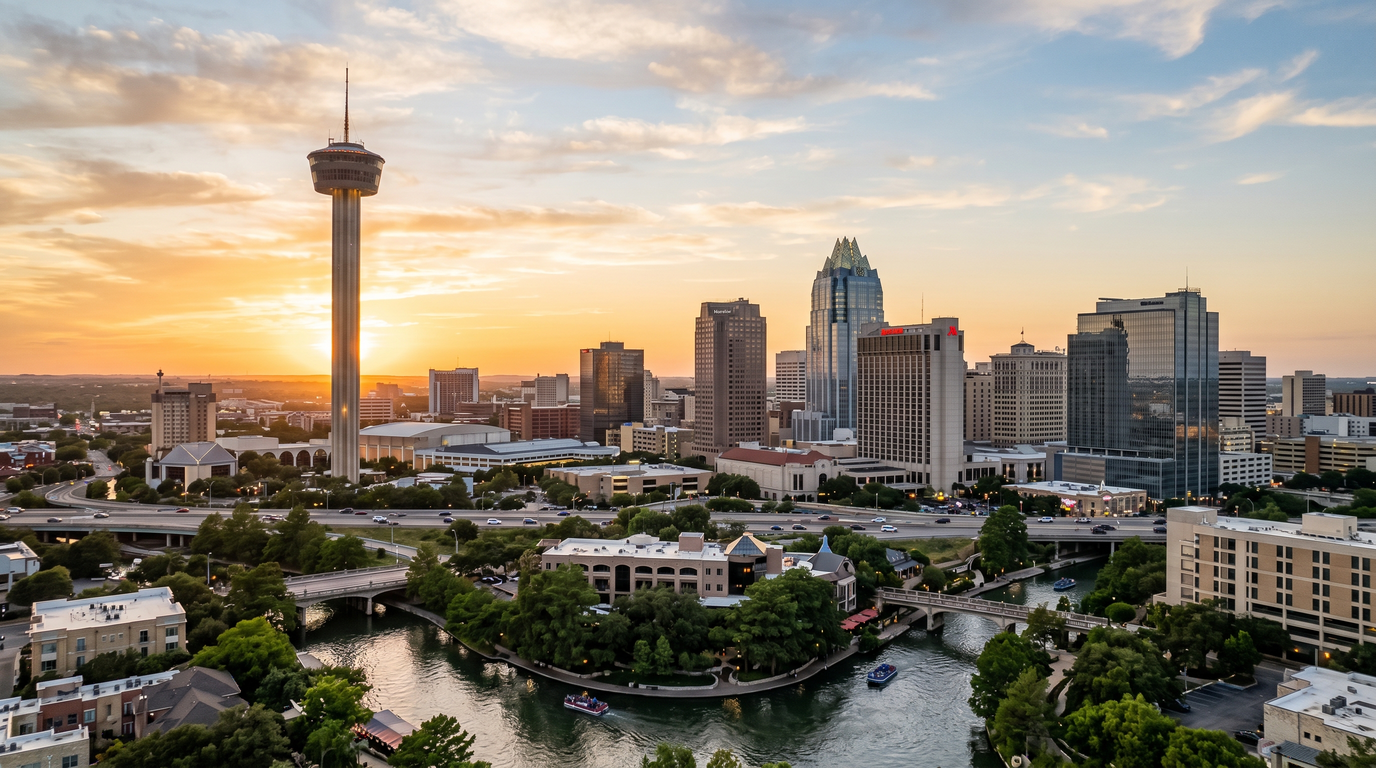 San Antonio, Texas skyline — car insurance rates guide