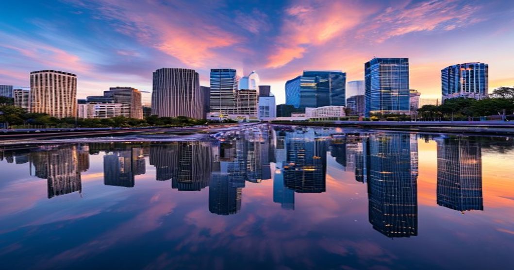 Tampa, Florida skyline — car insurance rates guide