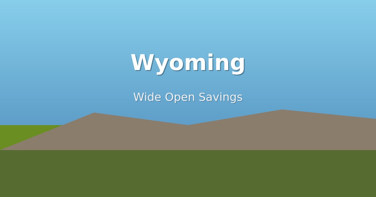 Wyoming highway through mountain ranges and open plains
